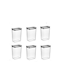 Resim Vaku Mlu Hava Almaz Saklama Kabı Seti Erzak Kabı Dikdörtgen 6Adet Çok Renkli 