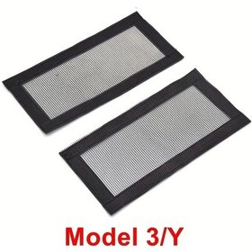 Resim Elmpaly Tesla Model 3 Ve Y Hava Çıkışı Toz Önleyici Koruması 2 Adet Koltuk Altı Tıkanmayı Engeller 