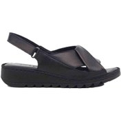 Resim MARİNE SHOES Hakiki Deri Kadın Sandalet M018 