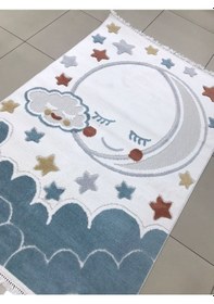 Resim Bünyan Halı Twist 276 Serisi Oturma Salon Yatak Çocuk Odası Halısı 120x180 Çok Renkli 