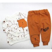 Resim Hello Ayılar Bebek Takım Sweat Pijama Eşofman Takım 1452 