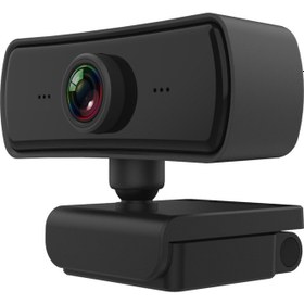 Resim 360 Derece Dönebilen 400W Piksel 2k Çözünürlüklü Otomatik Odak Hd 1080P Webcam -Siyah (Yurt Dışından) 