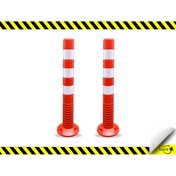 Resim LOREX Esnek Yol Ayırıcı Delinatör 75cm (2Adet) 