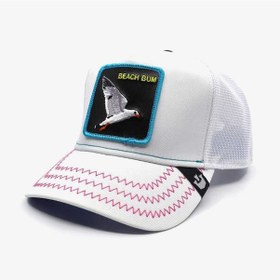 Resim Goorin Bros Beach Bomber Unisex Beyaz Şapka Düz 101-0169 Beyaz 