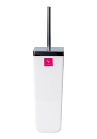 Resim Primanova Toskana Beyaz Tuvalet Fırçası ve 6Lt Çöp Kovası 