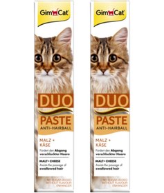 Resim Gimcat Anti Hairball Malt Cheese Duo Paste Peynirli Kedi Macunu 50 Gr X 2 Adet = 100 Gr 