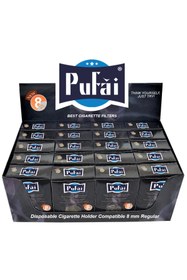 Resim Pufai Sigara Filtresi Tar Süzen 8 Mm Normal Boy Ağızlık 1600 Adet 1 Paket 20 Kutu 