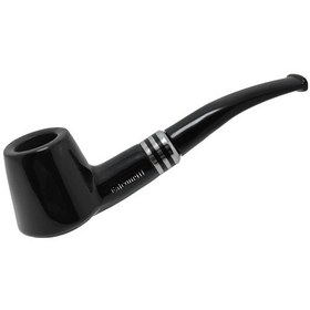 Resim Falconetti Siyah Parlak Sandalwood Ahşap Pipo Rc98 