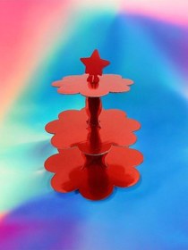 Resim Spider-man Kırmızı Kek Standı - Doğum Günü Parti Ve Eğlenceli Etkinlikler İçin 7 