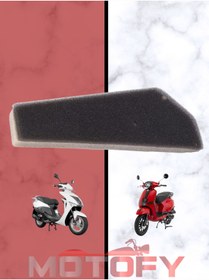 Resim MOTOFY 50 CC SCOOTER MOTOSİKLET HAVA FİLTRESİ - MONDİAL WİNG 50 REVOLT RS5 