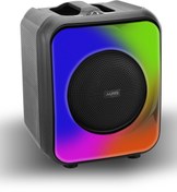 Resim Auris 8 İnç Taşınabilir Rgb Renkli Kumandalı Mikrofonlu Karaoke Bluetooth Hoparlör 