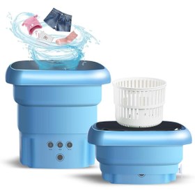 Resim SUCIKORIO Mini kamp çamaşır makinesi, kurutuculu, 4,5L taşınabilir mini çamaşır makinesi(Yurtdışı Ürünü) 