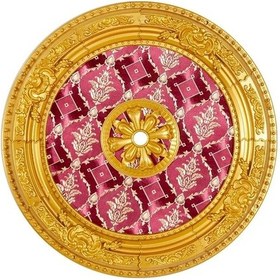 Resim 90x90 Oval Altın Renk Saray Tavan Göbek 