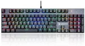 Resim Game Power Ogre RGB Gaming Oyun Mekanik Klavye Kırmızı Switch 