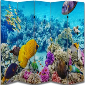 Resim Doğa Temalı Özel Tasarım Paravan Room Divider 180 x 200 cm 