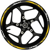 Resim Ogec Worx Xmax Beyaz yazılı turuncu reflektif pençe şeritli 