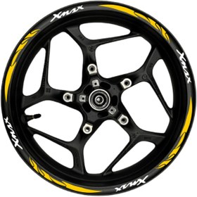 Resim Ogec Worx Xmax Beyaz yazılı turuncu reflektif pençe şeritli 