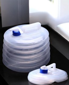 Resim CocoVia Akordiyonlu Katlanabilir Musluklu 10 Litre Su Bidonu | Piknik Kamp Seyahat Dağcılık Sahil Bidonu 