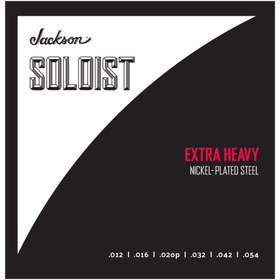 Resim Jackson Soloist Elektro Gitar Teli - Extra Heavy (12-54) 