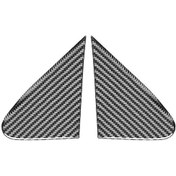 Resim Toyota Corolla 2007-2013 Dikiz Aynası A Sütunu Kapağı Paneli Döşeme Çıkartması Dış Karbon Fiber - Kaiyi 