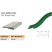 Resim Cnc Tezgah Sıyırıcı Fitil / Cnc-02 / Hareketli Eleman Fitili Siyah 20 Metre 