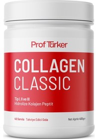 Resim Proftürker Collagen Classic 400 g - Saf ve Doğal Toz Kolajen 