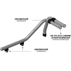 Resim Ssangyong KGM Musso Kobra Roll Bar Çap:76 Krom 2026 ve Sonrası 