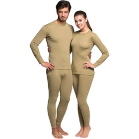 Resim Yetişkin Termal İçlik - Thermoform - Active Ribana - Kum - S 