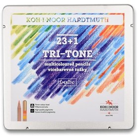 Resim Kohınoor Renklı Kalem Setı 24Lu Trı-Tone 3444 