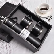 Resim Devigo Termos Fincan Seti Vakumlu Kamp Seti 12 Saat Sıcak 12 Saat Soğuk Kalabilen Bootle 500 ml Vacuum Flask Set 