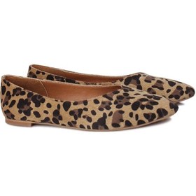 Resim Fitbas 112001 999 Kadın Leopar Büyük & Küçük Numara Babet Leopar 