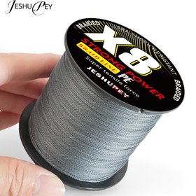 Resim Gri 8 İplikli Örgülü PE Misina, Yüksek Dayanıklılıkta Sıkı Dokuma Balıkçılık Teli 6.8-39.92KG Deniz ve Kıyı Atışları İçin, Şık Görünüm, Üstün Çekme Gücü, Pürüzsüz Yüzey, Sağlam Yapı, Balıkçılar için Balıkçılık İpi 