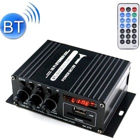 Resim Ak370 12v Ev / Araba Bluetooth Hıfı Amplifikatör Uzaktan Kumandalı Ses 
