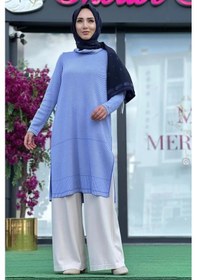 Resim Miss Dalida 6017 Triko Tunik Çok Renkli 