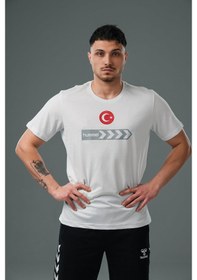 Resim Hummel Armin Milli Takım Pro Tişört Beyaz 