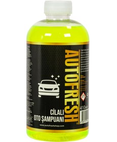 Resim AutoFresh Araç Konsantre Cilalı Oto Araba Yıkama Şampuanı 410 ml Sünger Hediyeli 