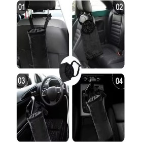 Resim Ankaflex Araba Atık Kutusu Araç Içi Arka Koltuk Çöp Kovası Otomobil Çöp Kovası Oto Çöp Kutusu 