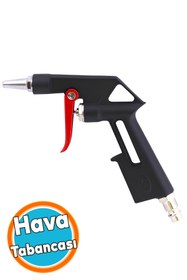 Resim NZB Profesyonel Hava Üfleme Tabancası Kısa Ağızlı Uçlu Temizlik Toz Giderme Kompresör Tabancası 
