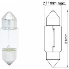Resim Narva Ce 17315 12v 10w Japon Tip Sofit Ampul 
