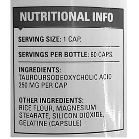 Resim Brawn Nutrition Tudca Liver Support Bile Salt 250 mg 60 Caps 