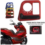 Resim Tongdashop Honda Pcx 125/160 Griş Kapak Kılıfı Alüminyum Alaşım 2021-2024 Gri Aksesuar 