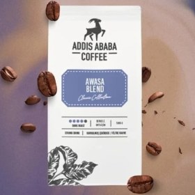 Resim Mena Rise Addis Ababa Coffee - Awasa Blend Kahve 1000 Gr. (Kavrulmuş Çekirdek) 