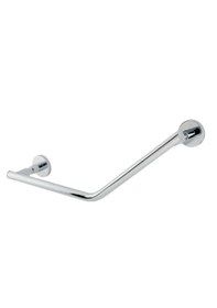 Resim Çelik Banyo Paslanmaz Pirinç Flora Küvet Tutamağı Düz 40cm Gri 