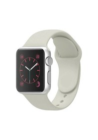 Resim Apple Uyumlu Watch 42 MM Silikon Kordon 42 MM Kayış Seri 1-2-3 