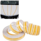 Resim Dancemonkey 12mm 9.8m Kendinden Yapışkanlı Dekor Şerit, Sarı 