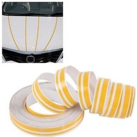 Resim Dancemonkey 12mm 9.8m Kendinden Yapışkanlı Dekor Şerit, Sarı 