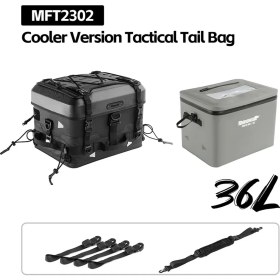 Resim Fortress Series x Tactical Tail Bag Set – 36 L Ana Çanta + 22 L Donduruculu Ek Çanta | Kask Uyumlu, Suya Dayanıklı, Termal Yalıtımlı, Motosiklet ve Outdoor Kullanıma Uygun 