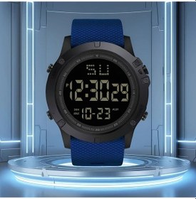 Resim Cloud011 İş Tarzı Moda Elektronik Saat, Çok Fonksiyonlu Gece Işıklı Erkek Ve Kadın Spor Saat Mavi Diğer 