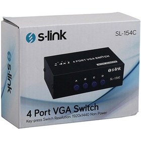 Resim S-Link Sl-154C 4 Vga Switch (534360262) 