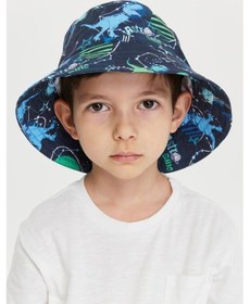 Resim Benitto Kids Erkek Çocuk Desenli Bucket Şapka 7011-yeşil Yeşil 